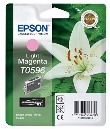 Tonersepeti Epson T0596-C13T05964020 Orjinal Açık Kırmızı Kartuş
