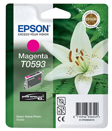 Tonersepeti Epson T0593-C13T05934020 Orjinal Kırmızı Kartuş