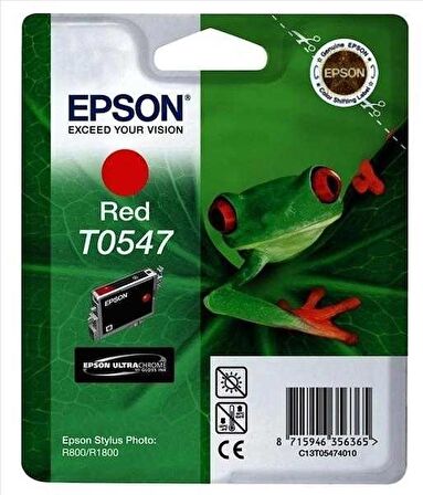 Tonersepeti Epson T0547 C13T05474020 Orjinal Kırmızı-Red Kartuş