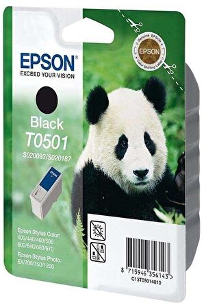 Tonersepeti Epson T0501-C13T05014020 Orjinal Siyah Kartuş