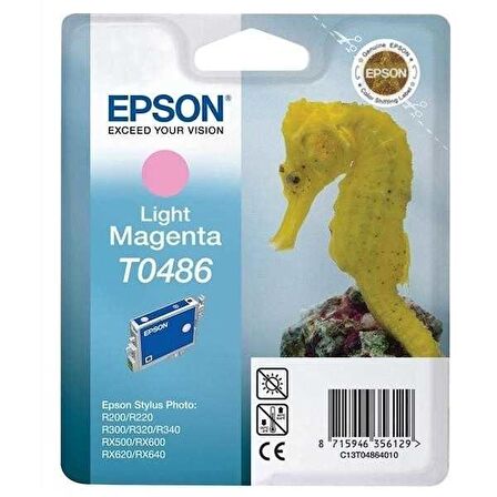 Tonersepeti Epson T0486-C13T04864020 Orjinal Açık Kırmızı Kartuş