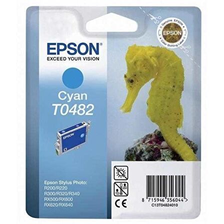 Tonersepeti Epson T0482-C13T04824020 Orjinal Mavi Kartuş