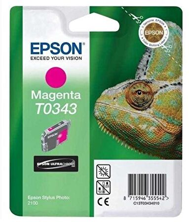 Tonersepeti Epson T0343-C13T03434020 Orjinal Kırmızı Kartuş