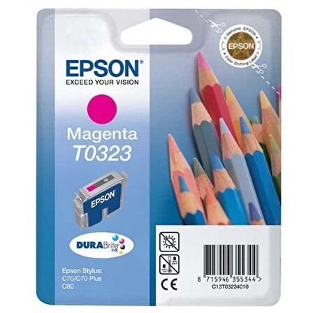 Tonersepeti Epson T0323-C13T03234020 Orjinal Kırmızı Kartuş