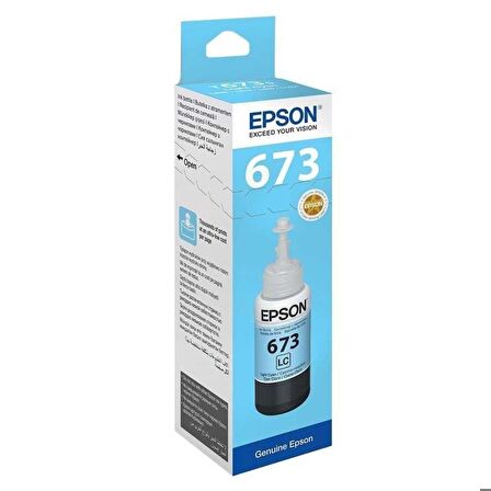 Tonersepeti Epson T6735 C13T67354A Orjinal Açık Mavi Mürekkep