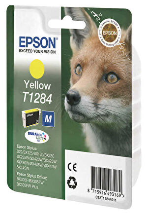 Tonersepeti Epson T1284-C13T12844020 Orjinal Sarı Kartuş