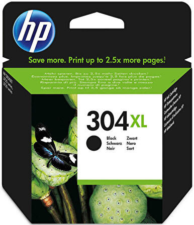 Tonersepeti Hp 304XL-N9K08AE Siyah Orjinal Kartuş