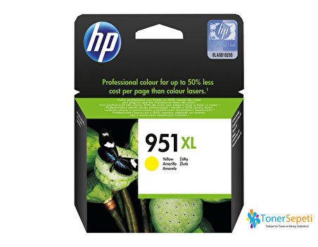Tonersepeti Hp 951XL-CN048AE Orjinal Sarı Kartuş