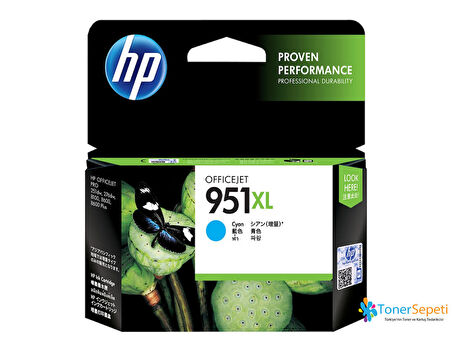 Tonersepeti Hp 951XL-CN046AE Orjinal Mavi Kartuş