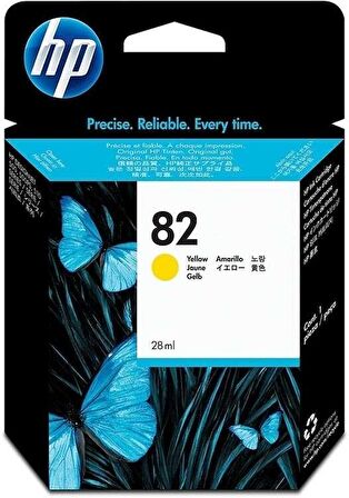 Tonersepeti Hp 82-CH568A Orjinal Sarı Kartuş