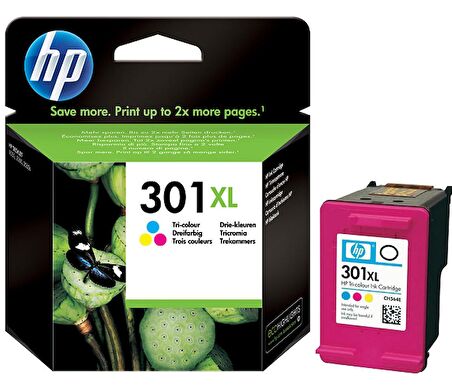 Tonersepeti Hp 301XL-CH564E Orjinal Renkli Kartuş