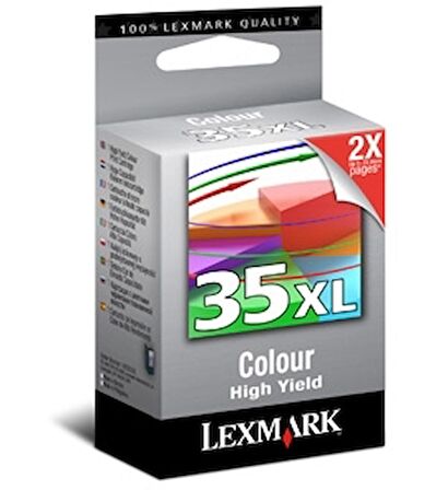 Tonersepeti Lexmark 35XL-18C0035E Orjinal Renkli Kartuş