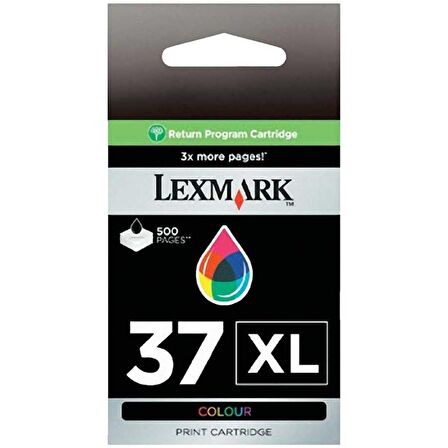 Tonersepeti Lexmark 37XL 18C2180E Orjinal Renkli Kartuş