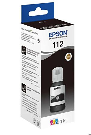 Tonersepeti Epson 112-C13T06C14A Siyah Orjinal Mürekkep