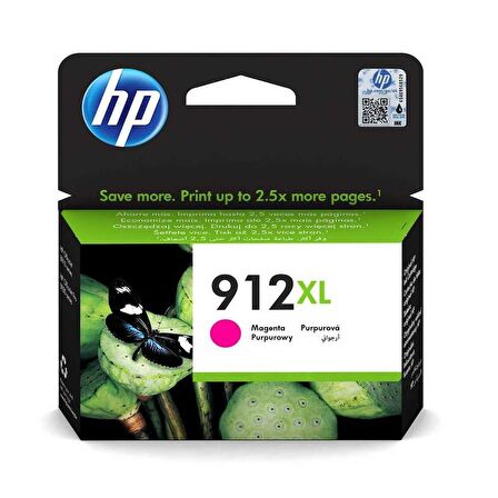 Tonersepeti Hp 912XL-3YL82AE Kırmızı Orjinal Kartuş Yüksek Kapasiteli