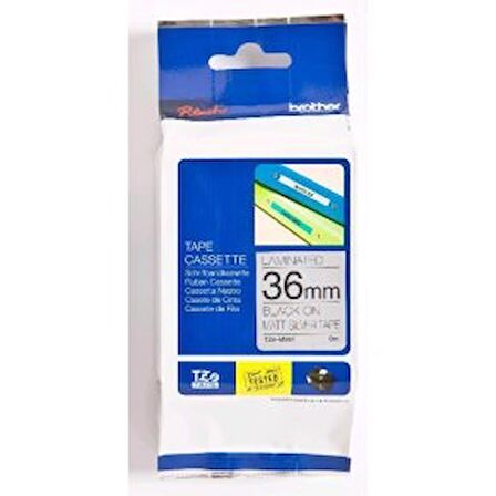 Tonersepeti Brother TZe-M961 Gümüş Üzerine Siyah Orjinal Etiket Şeridi