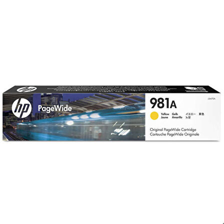 Tonersepeti Hp 981A-J3M70A Sarı Orjinal Kartuş