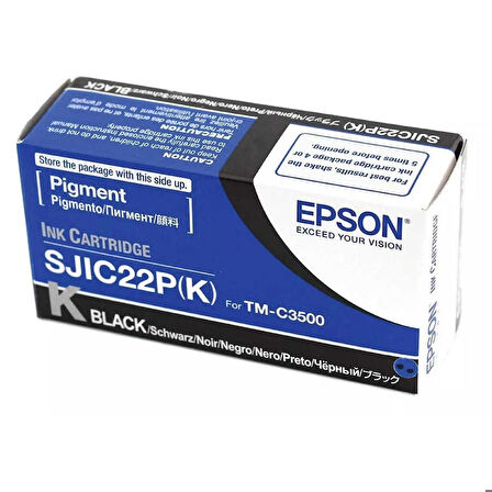 Tonersepeti Epson SJIC22-C33S020601 Siyah Orjinal Kartuş