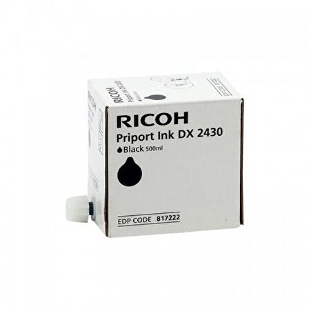 Tonersepeti Ricoh 817222 Siyah Orjinal Mürekkep Kartuş  - DX2330 / DX2430