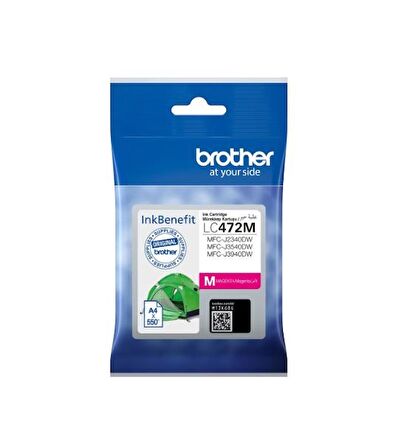 Tonersepeti Brother LC472M Orijinal Kırmızı Kartuş