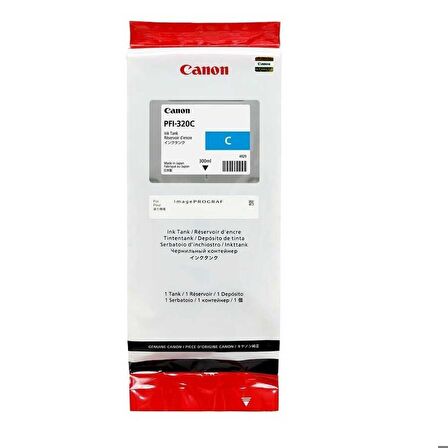 Tonersepeti Canon PFI-320C Mavi Orjinal Kartuş