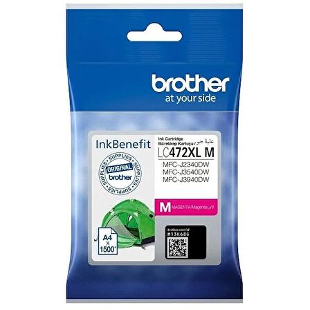 Tonersepeti Brother LC472XLM Orijinal Kırmızı Kartuş