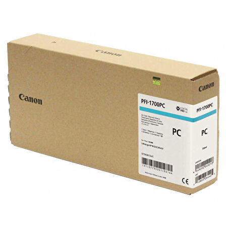 Tonersepeti Canon PFI-1700PC Foto Mavi Orjinal Kartuş