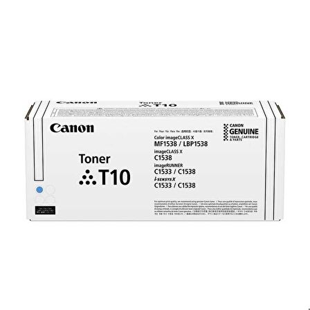 Tonersepeti Canon T10-4565C001 Mavi Orjinal Toner