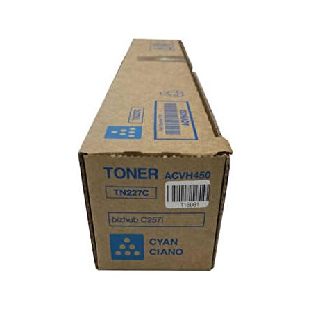 Tonersepeti Konica Minolta TN-227C Mavi Orjinal Fotokopi Toneri