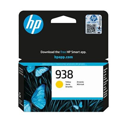 Tonersepeti HP 938 4S6X7PE Sarı Orjinal Kartuş