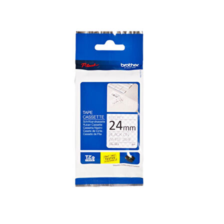 Brother TZe-SE5 24mm Laminasyonlu Güvenlik Etiketi