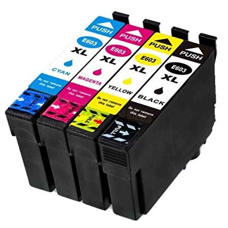 Epson 603-C13T03U14020 Muadil Kartuş Avantaj Paket
