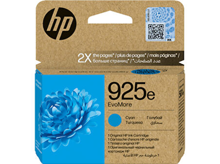 HP 925E -4K0W0PE Mavi Orjinal Kartuş