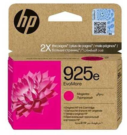 HP 925E -4K0W1PE Kırmızı Orjinal Kartuş