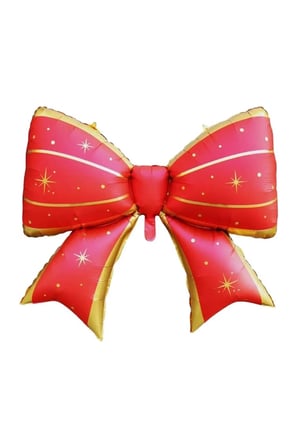 Mezuniyet Fiyonk Folyo Balon Kırmızı Gold 98x75 cm Mezuniyet Partisi Süsü Dekorasyonu