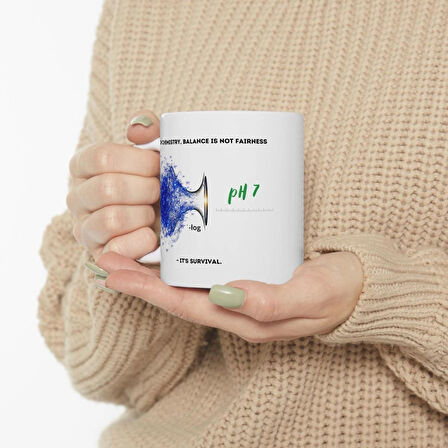 Kimya Temalı Beyaz Kupa Bardak – Kimyacılar ve Bilim Severler İçin Eğlenceli Hediye