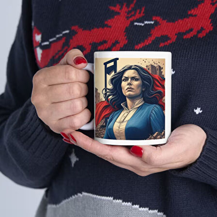 Fransız Devrimi Kupa Bardak – Marie Antoinette Temalı Sanatsal Hediyelik Bardak