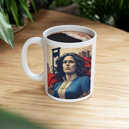 Fransız Devrimi Kupa Bardak – Marie Antoinette Temalı Sanatsal Hediyelik Bardak