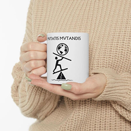 Mutatis Mutandis Kupa Bardak – Değişimi ve Uyumu Yansıtan Felsefi Tasarım Hediyesi