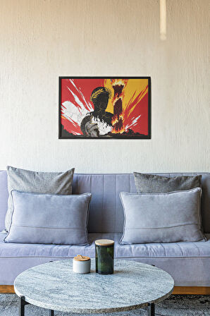 Roma’nın Çöküşü Çerçeveli Tablo – SPQR İmparator Büstü – Roma İmparatorluğu Dekor – 30x42 cm