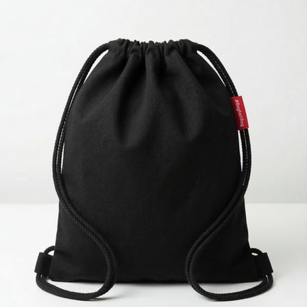 Baghashtag Mini Siyah Sırt Bez Çanta