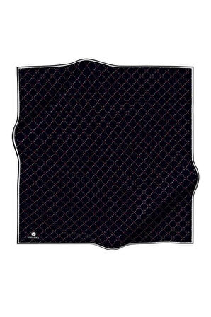Vissona Twill İpek Eşarp Siyah