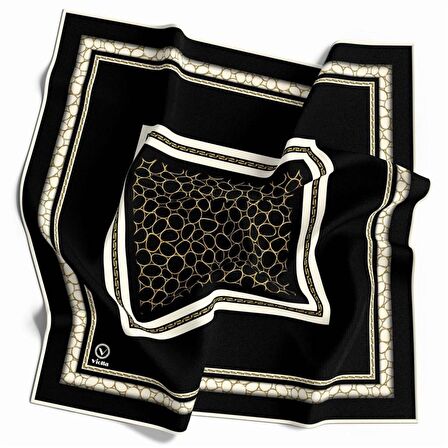 Vissona Violla Polyester Tivil Eşarp 7482-01