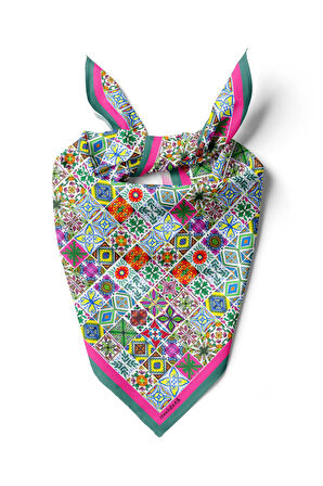 F88  KADIN DESENLİ BANDANA