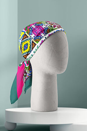 F88  KADIN DESENLİ BANDANA