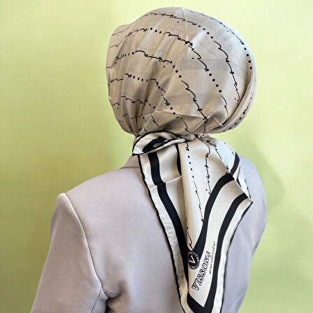 Vissona Exclusive Tivil 60442-0003-0001 Siyah Beyaz Karışık Desen