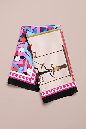 D19 ÇİZGİ DESENLİ BANDANA