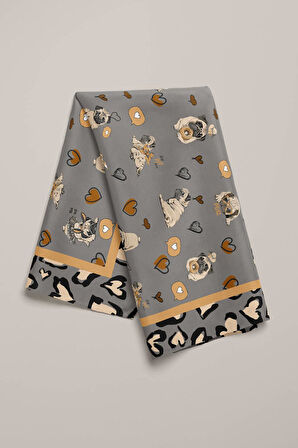 Y89 KADIN DESENLİ YEŞİL BANDANA