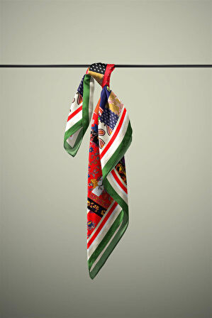 F71 PATCHWORK FOLKLORIK  BANDANA  DG11988