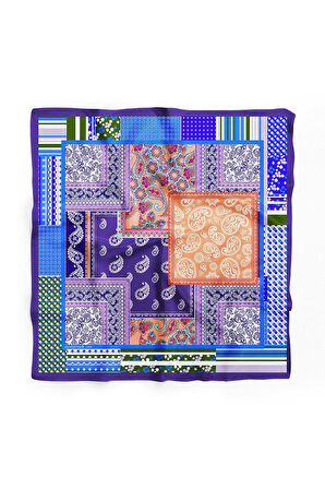 D84 ŞALI ETNİK BANDANA  DG12000